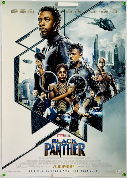 『ブラックパンサー』 映画 ポスター ドイツ オリジナル [4845]