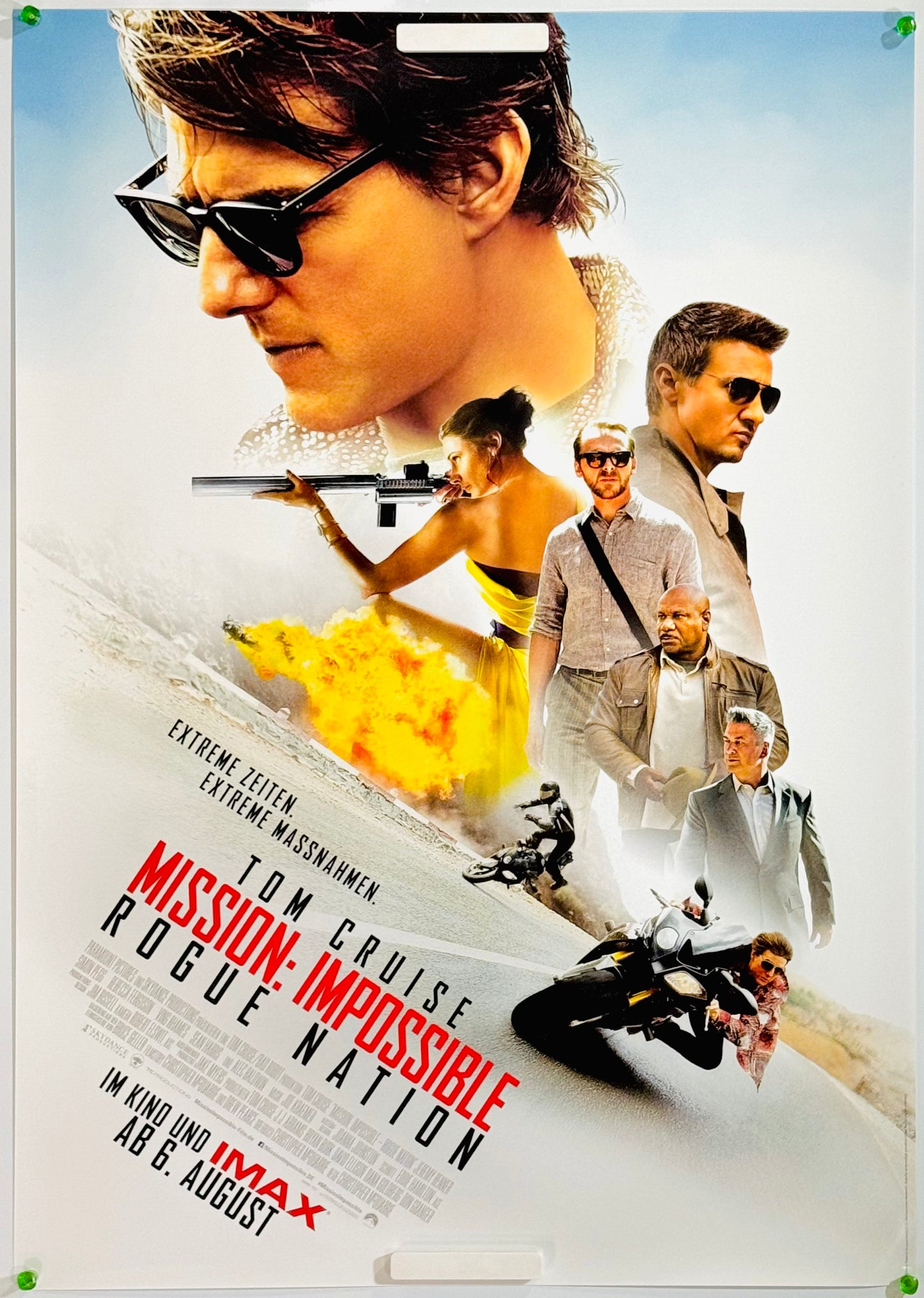 『ミッション・インポッシブル ローグ・ネイション』 映画 ポスター ドイツ オリジナル [4859]