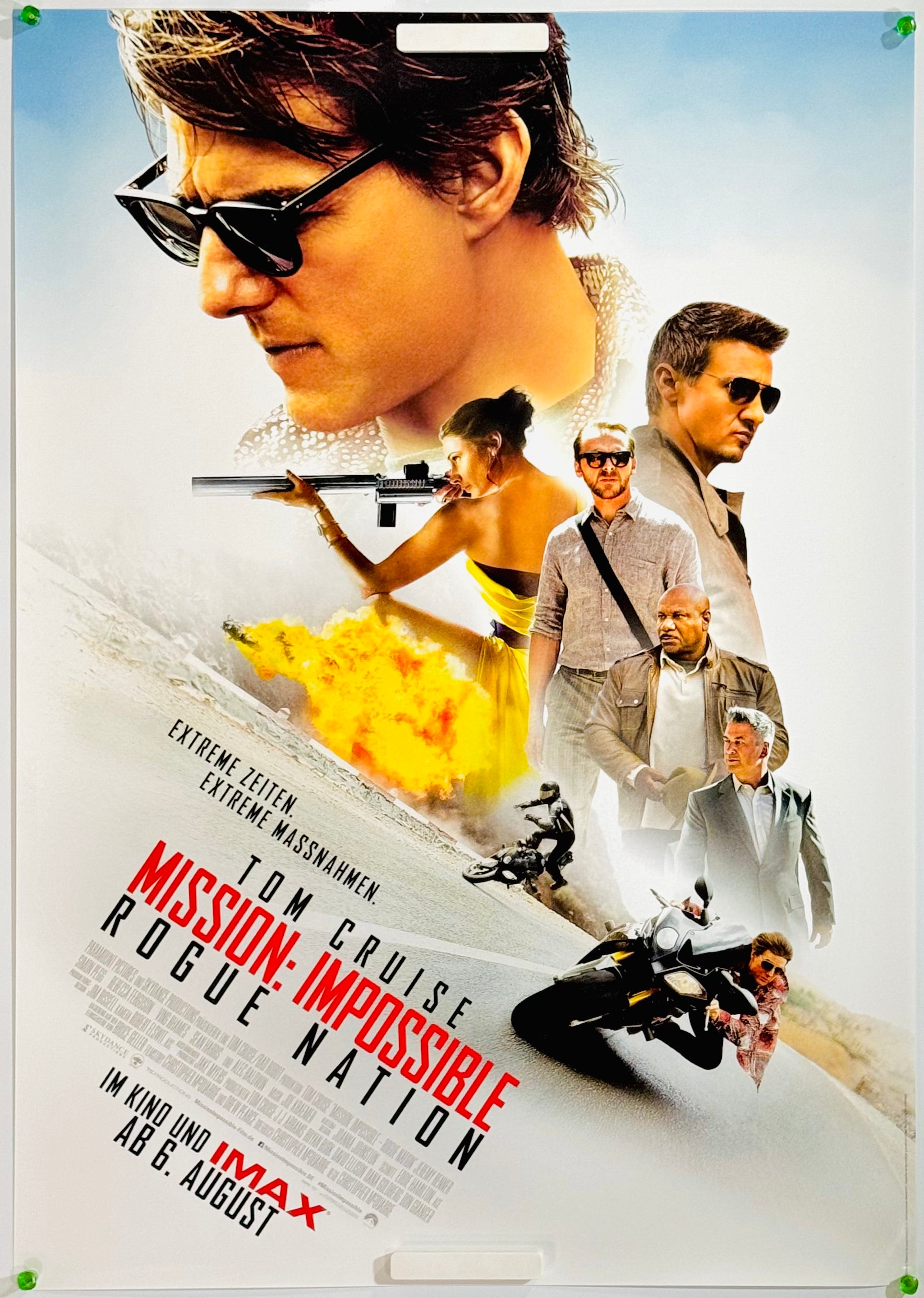 『ミッション・インポッシブル ローグ・ネイション』 映画 ポスター ドイツ オリジナル [4859]