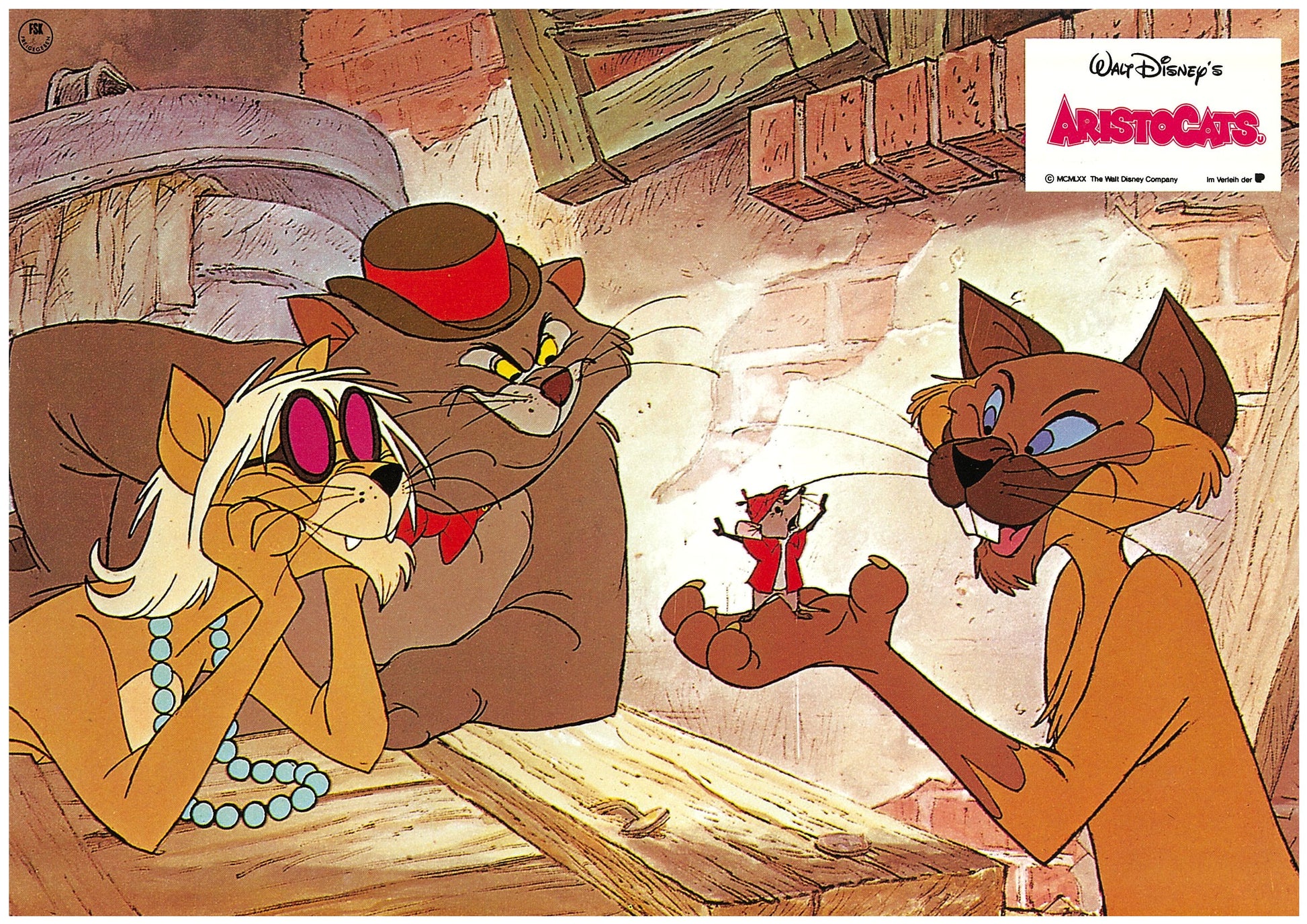 『おしゃれキャット』 映画 ロビーカード ドイツ オリジナル [4861]