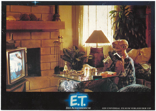 『E.T.』 映画 ロビーカード ドイツ オリジナル [4885]