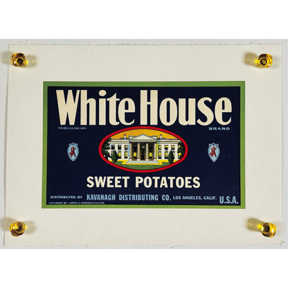 『White House Sweet Potatoes』 広告 ラベル  オリジナル [48]