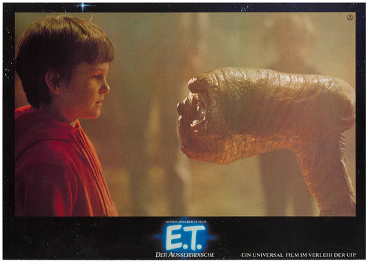 『E.T.』 映画 ロビーカード ドイツ オリジナル [4916]