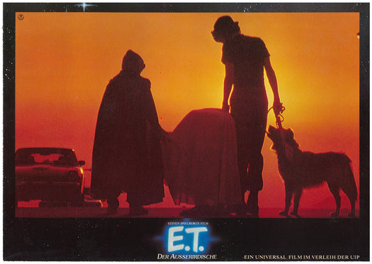 『E.T.』 映画 ロビーカード ドイツ オリジナル [4920]