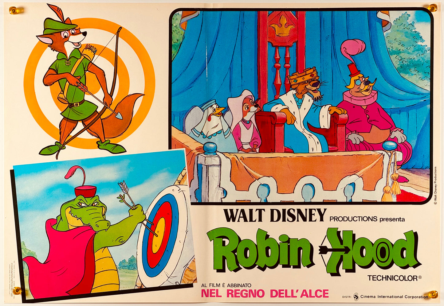 『ロビン・フッド』 映画 ポスター イタリア オリジナル [492]