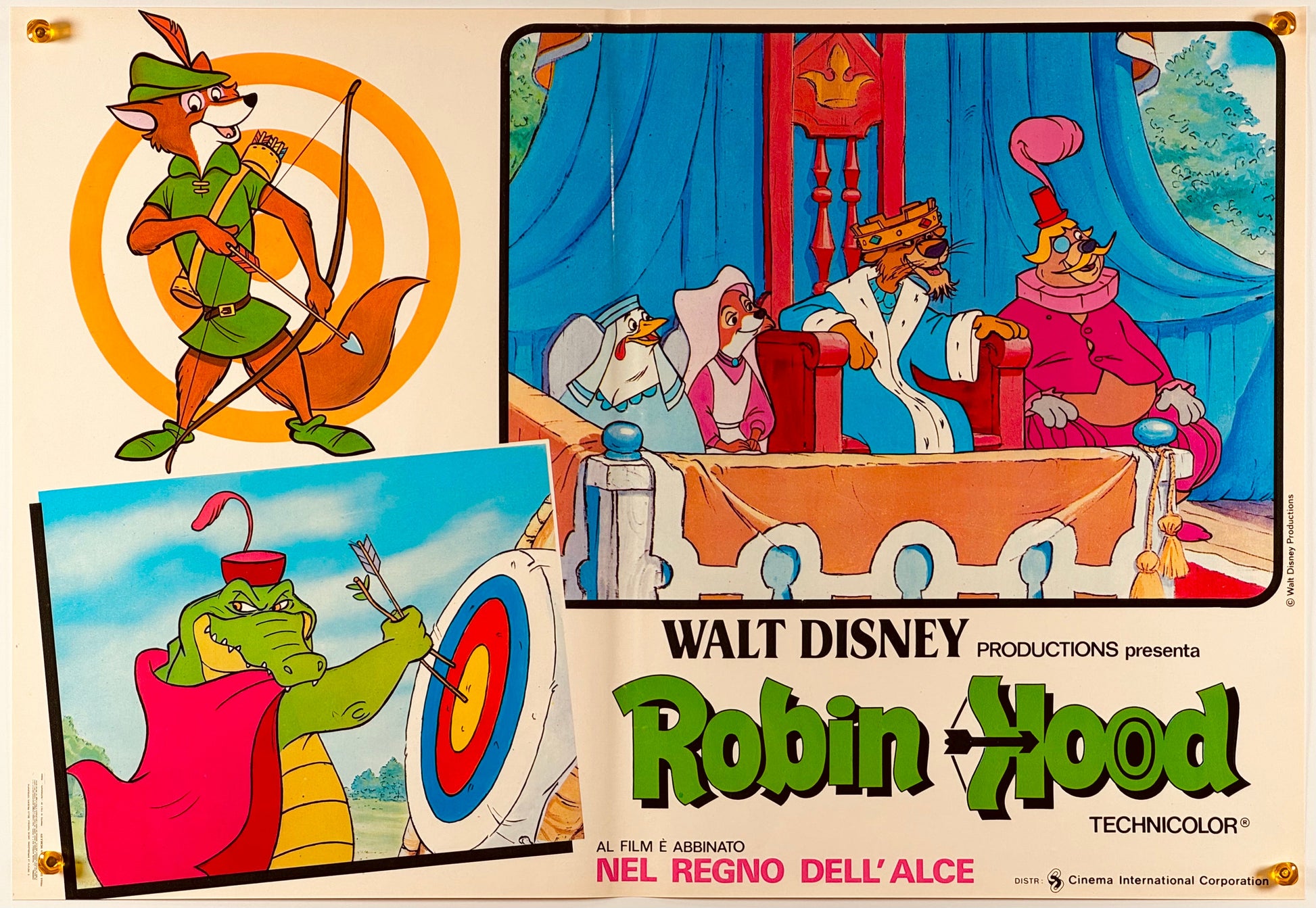 『ロビン・フッド』 映画 ポスター イタリア オリジナル [492]