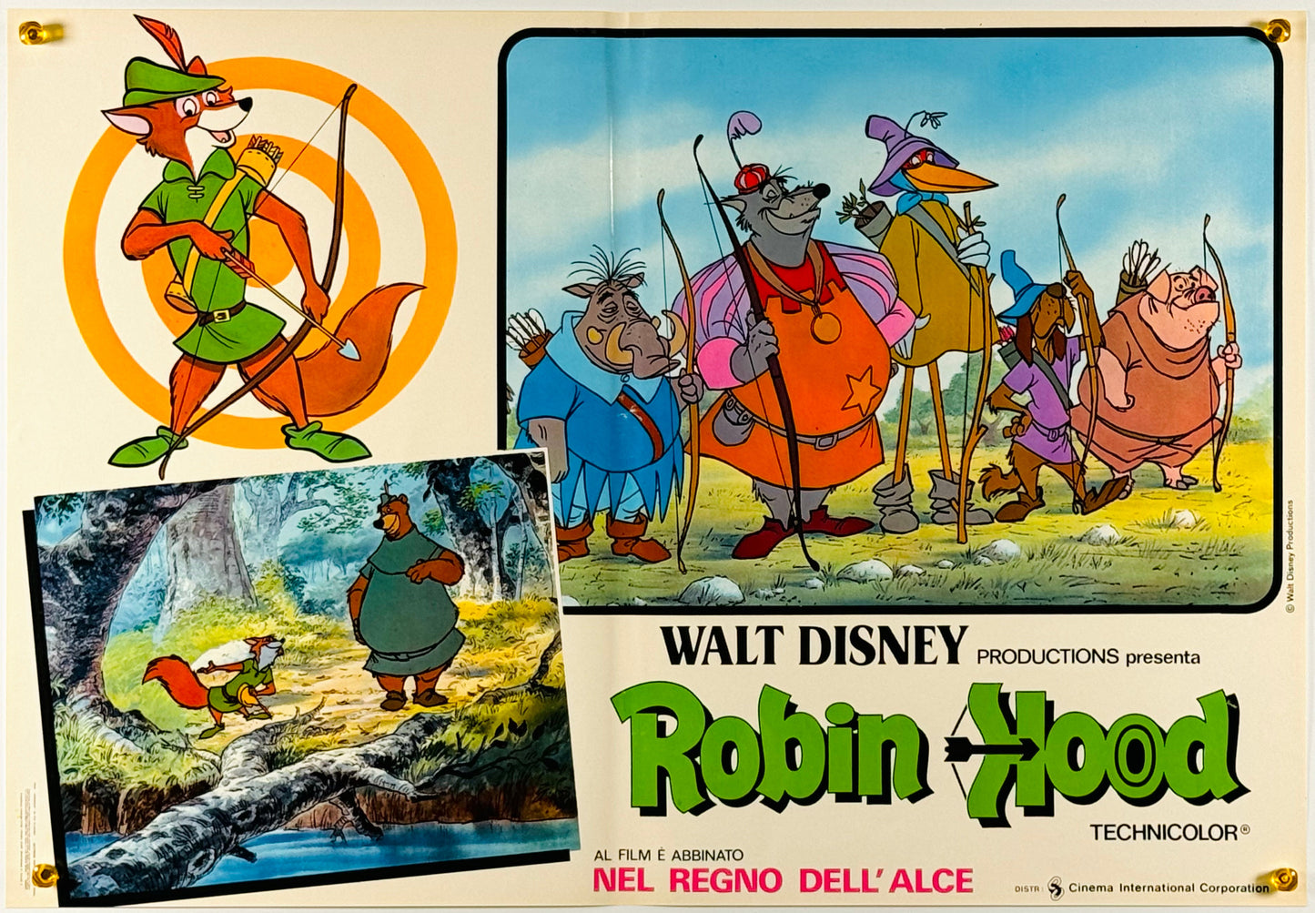 『ロビン・フッド』 映画 ポスター イタリア オリジナル [493]