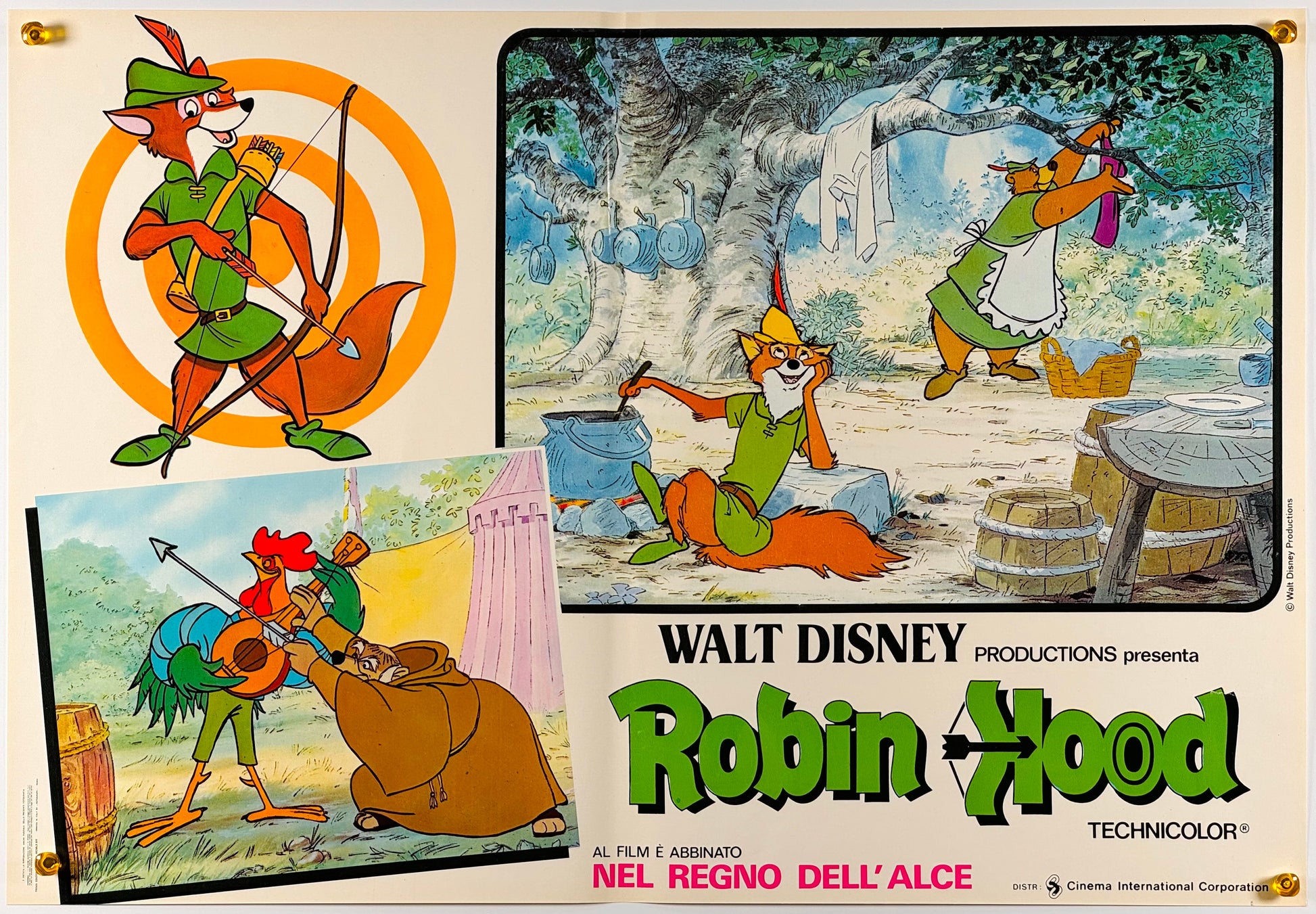 『ロビン・フッド』 映画 ポスター イタリア オリジナル [494]