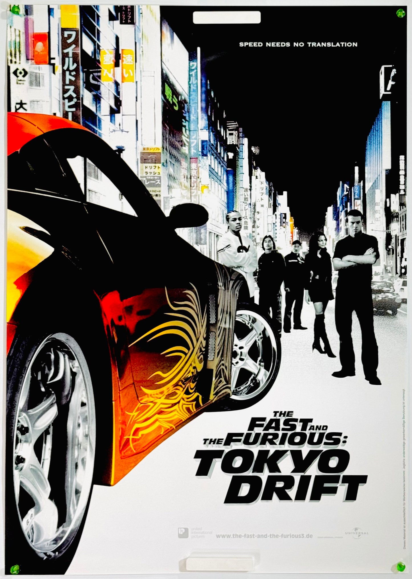 『ワイルド・スピードX3 TOKYO DRIFT』 映画 ポスター ドイツ オリジナル [4983]