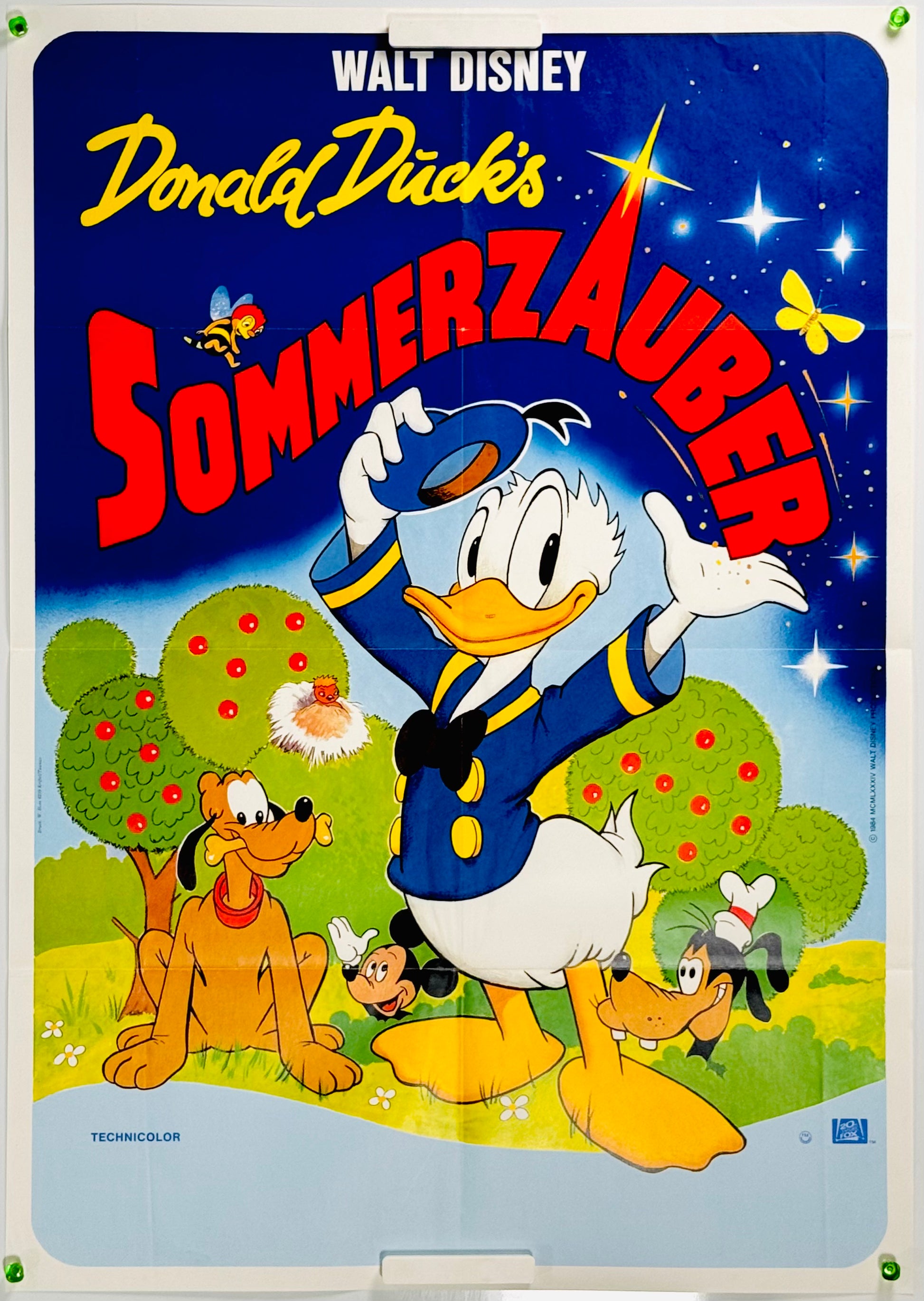『ドナルド・ダックのサマーマジック』 映画 ポスター ドイツ オリジナル [4997]_1