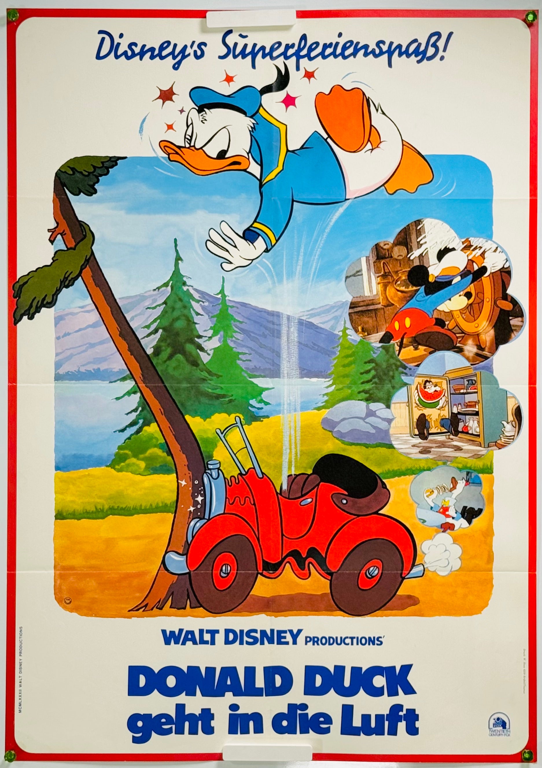 『ウォルト・ディズニー Walt Disney Donald Duck and his Companions』 映画 ポスター ドイツ オリジナル [5000]_1
