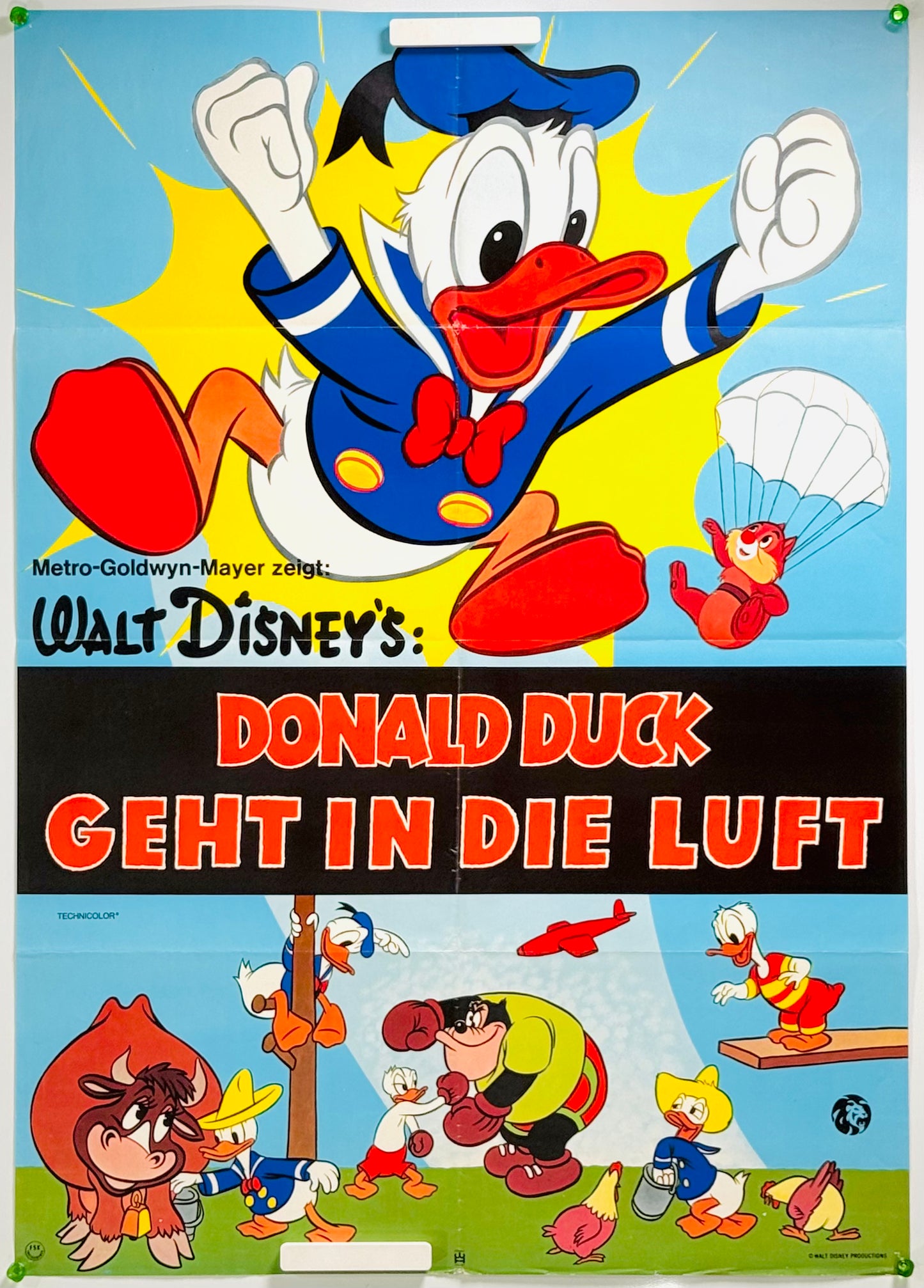 『ウォルト・ディズニー Walt Disney Donald Duck and his Companions』 映画 ポスター ドイツ オリジナル [5002]_1