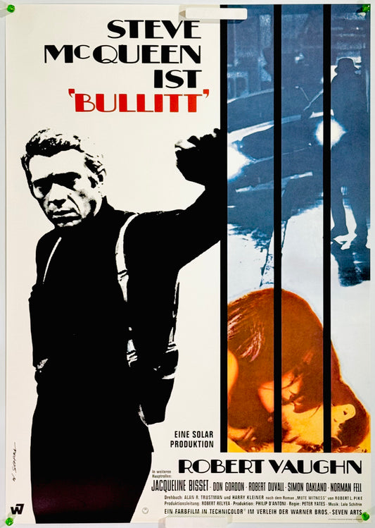 『ブリット』 映画 ポスター ドイツ オリジナル [5009]