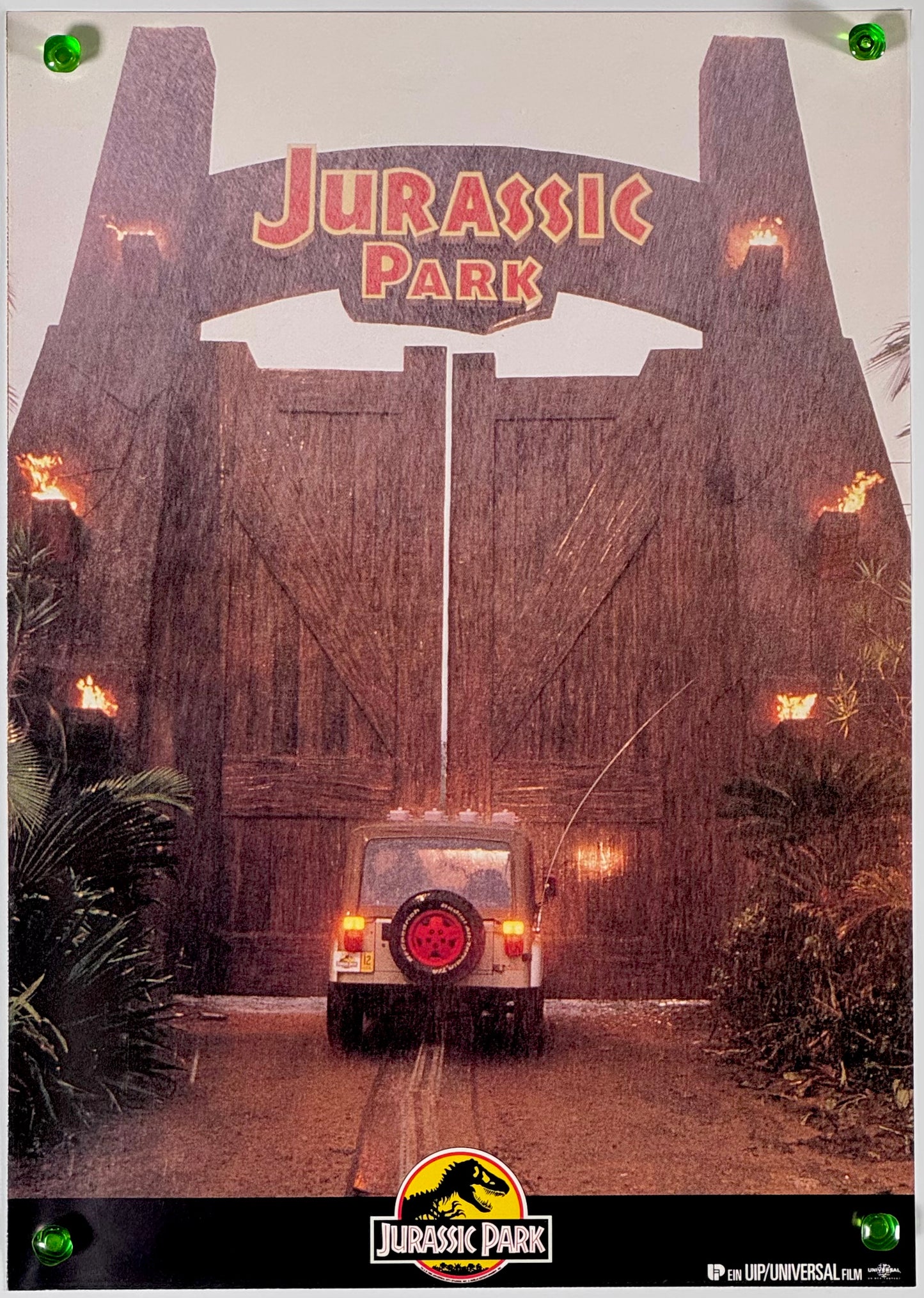 『ジュラシック・パーク』 映画 ポスター ドイツ オリジナル [5024]