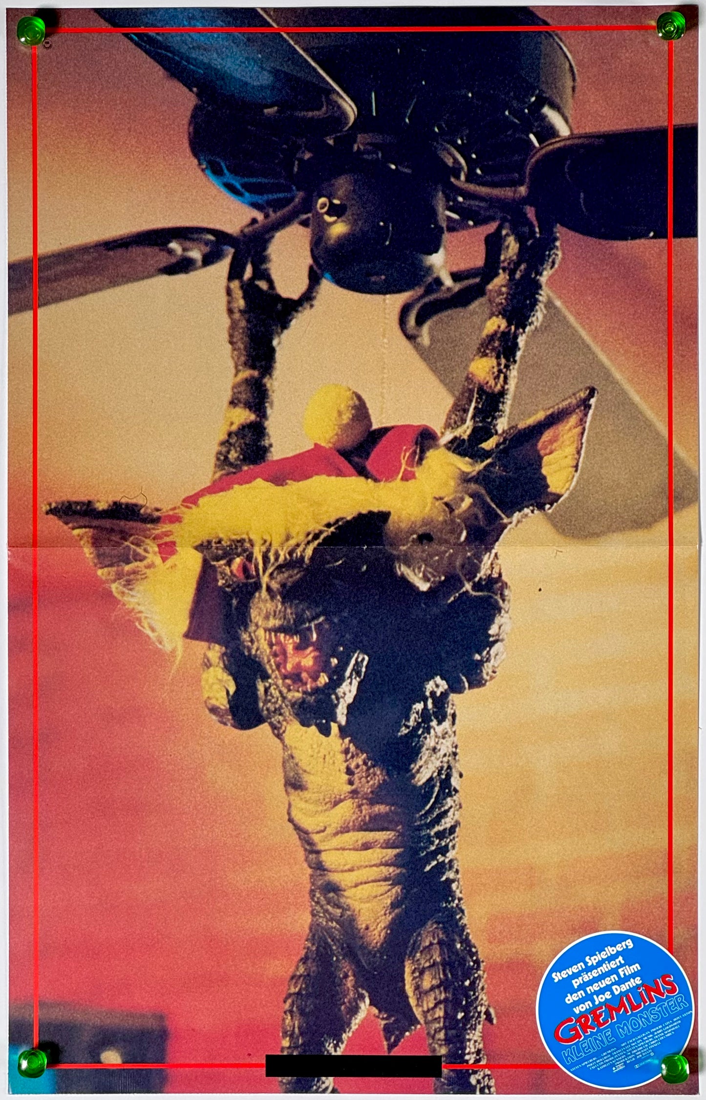 『グレムリン』 映画 ロビーカード ドイツ オリジナル [5032]