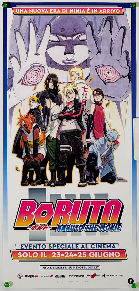 『BORUTO -NARUTO THE MOVIE- ボルト ナルト・ザ・ムービー』 映画 ポスター イタリア オリジナル [5037]