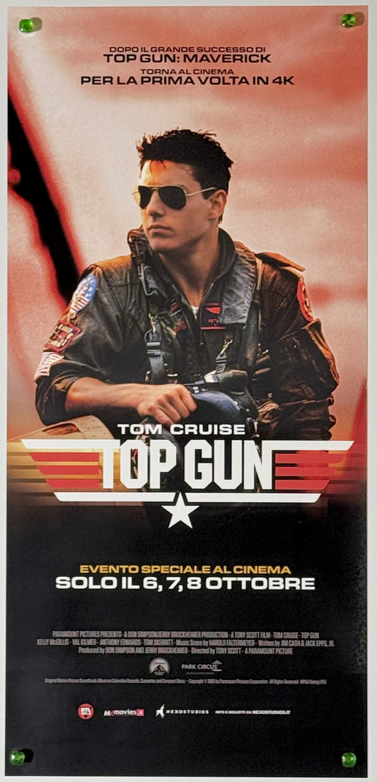 『トップガン』 映画 ポスター イタリア オリジナル [5040]