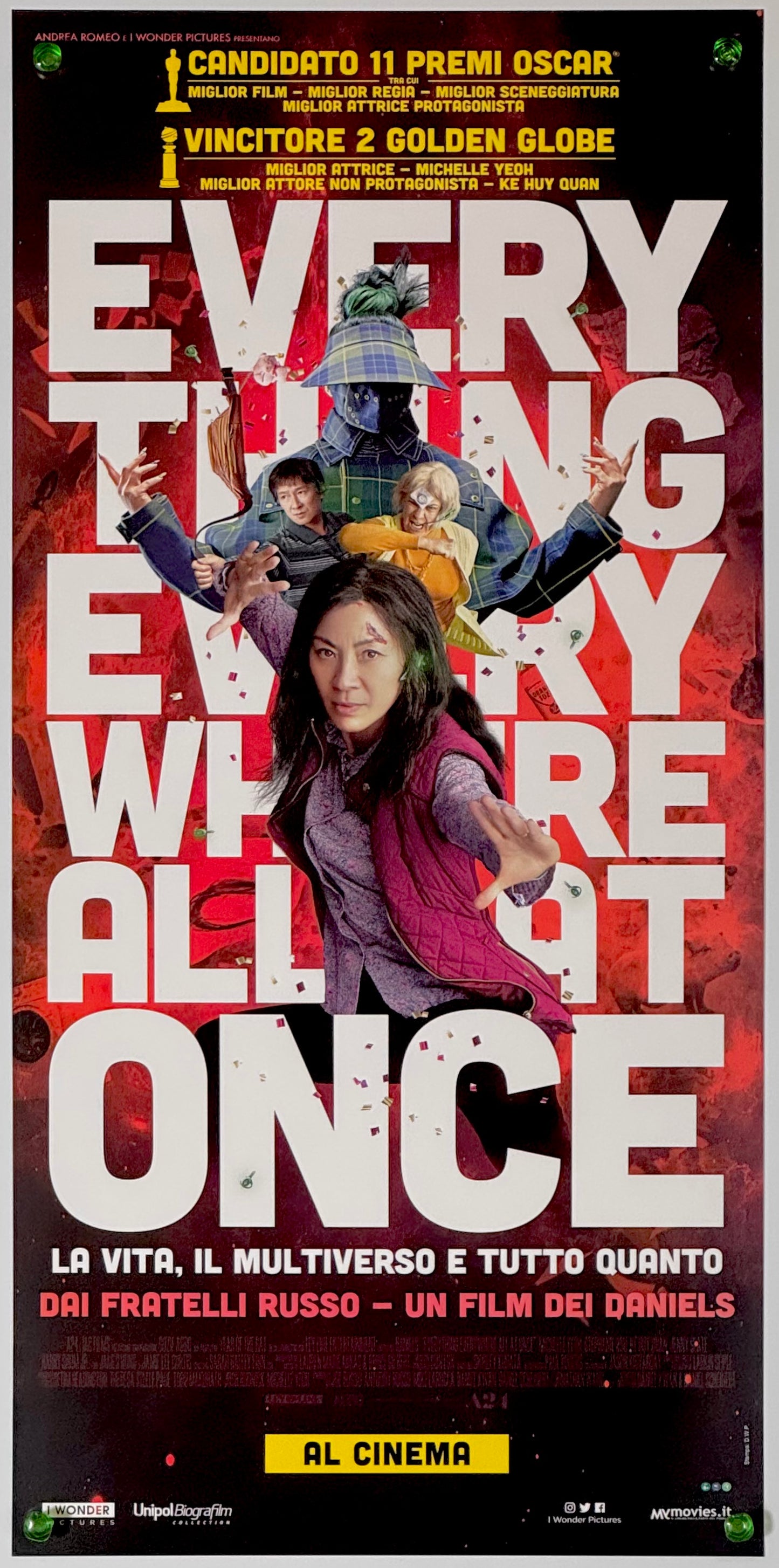 『エブリシング・エブリウェア・オール・アット・ワンス』 映画 ポスター イタリア オリジナル [5054]