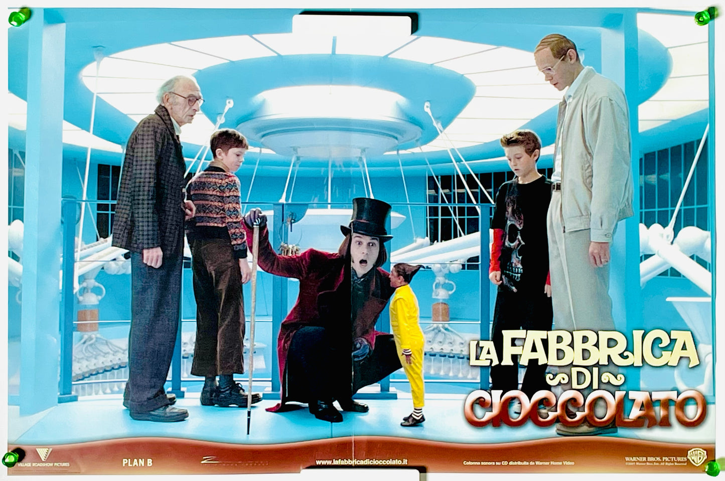 『チャーリーとチョコレート工場』 映画 ポスター イタリア オリジナル [5063]