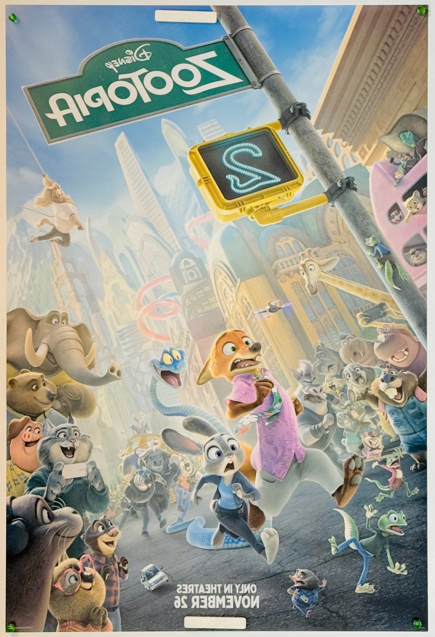 『ズートピア2』 映画 ポスター アメリカ オリジナル [5072]_2
