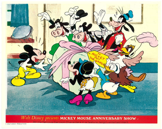 『ミッキー・マウスの楽しいショー』 映画 ロビーカード アメリカ オリジナル [5080]