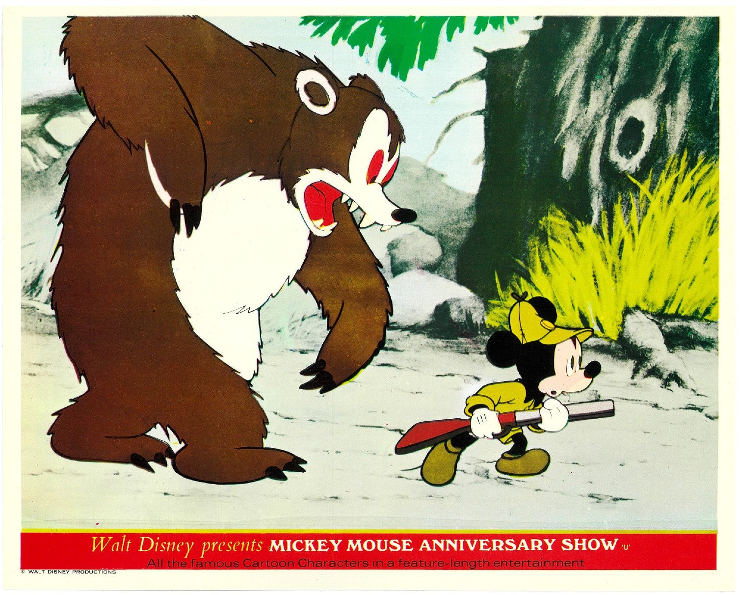 『ミッキー・マウスの楽しいショー』 映画 ロビーカード アメリカ オリジナル [5083]