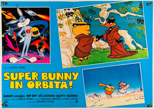 『ルーニー・テューンズ The Bugs Bunny Road Runner Movie』 映画 ポスター イタリア オリジナル [508]