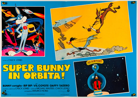 『ルーニー・テューンズ The Bugs Bunny Road Runner Movie』 映画 ポスター イタリア オリジナル [509]