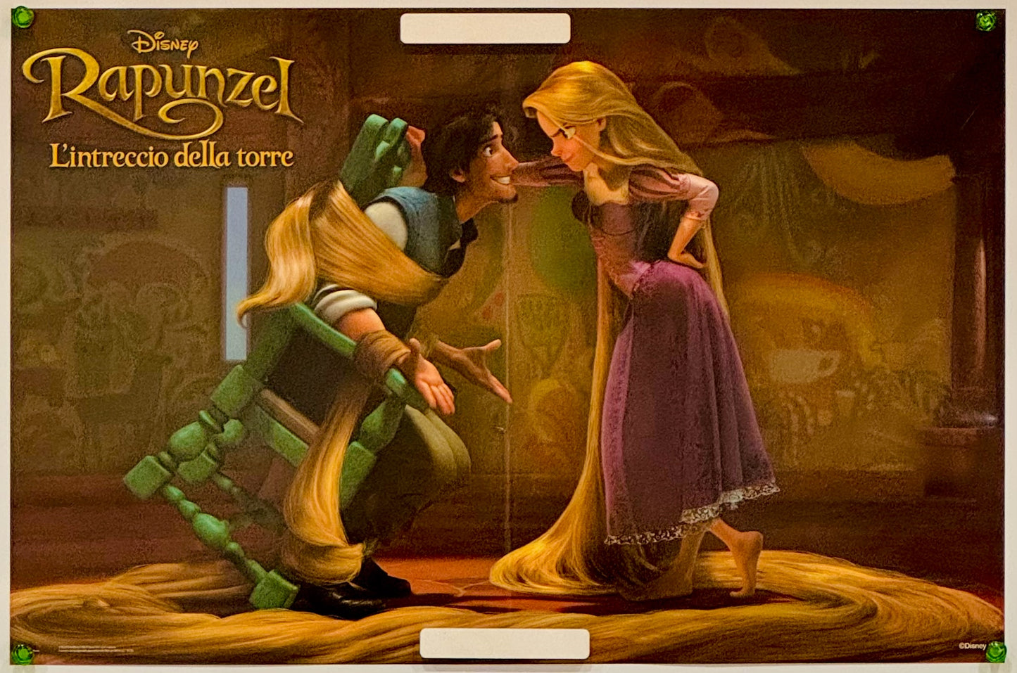 『塔の上のラプンツェル』 映画 ポスター イタリア オリジナル [5107]
