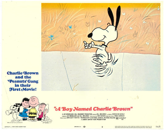 『スヌーピーとチャーリー』 映画 ロビーカード アメリカ オリジナル [5115]