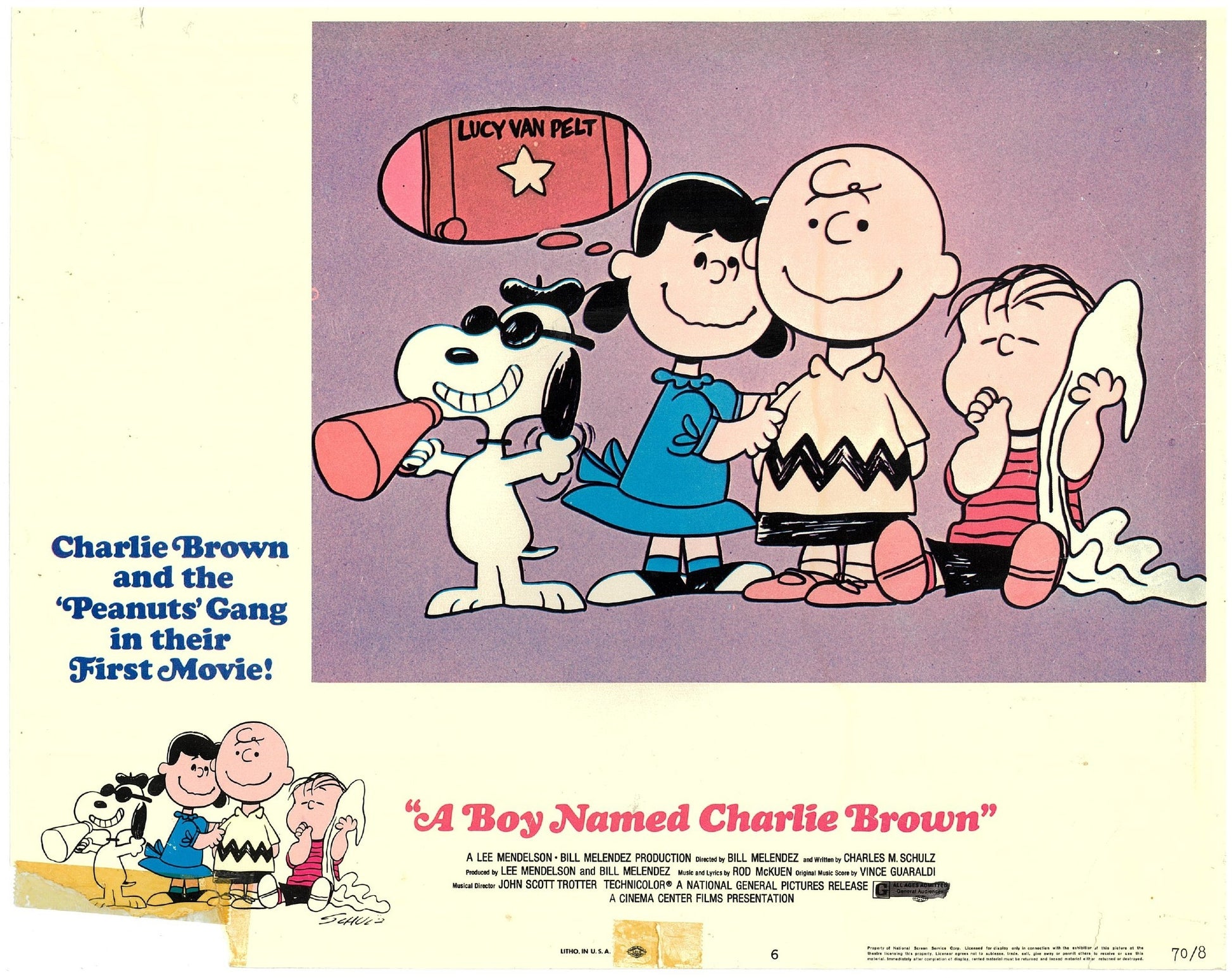 『スヌーピーとチャーリー』 映画 ロビーカード アメリカ オリジナル [5117]_1