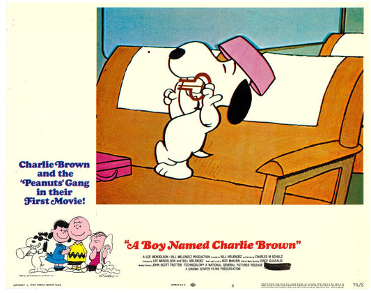 『スヌーピーとチャーリー』 映画 ロビーカード アメリカ オリジナル [5118]