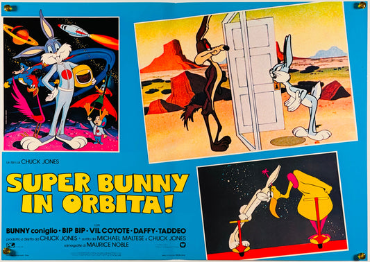 『ルーニー・テューンズ The Bugs Bunny Road Runner Movie』 映画 ポスター イタリア オリジナル [511]