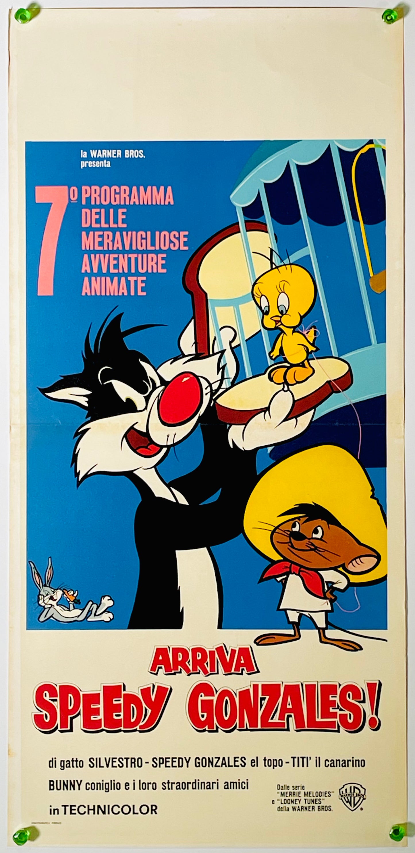 『ルーニー・テューンズ Arriva Speedy Gonzales』 映画 ポスター イタリア オリジナル [5127]_1