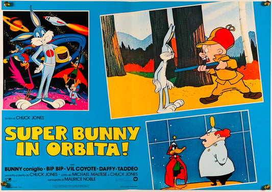 『ルーニー・テューンズ The Bugs Bunny Road Runner Movie』 映画 ポスター イタリア オリジナル [512]