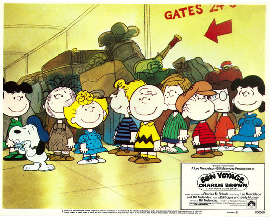 『スヌーピーとチャーリー・ブラウン ヨーロッパの旅』 映画 ロビーカード アメリカ オリジナル [5131]