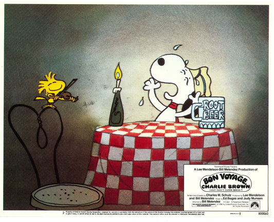 『スヌーピーとチャーリー・ブラウン ヨーロッパの旅』 映画 ロビーカード アメリカ オリジナル [5132]