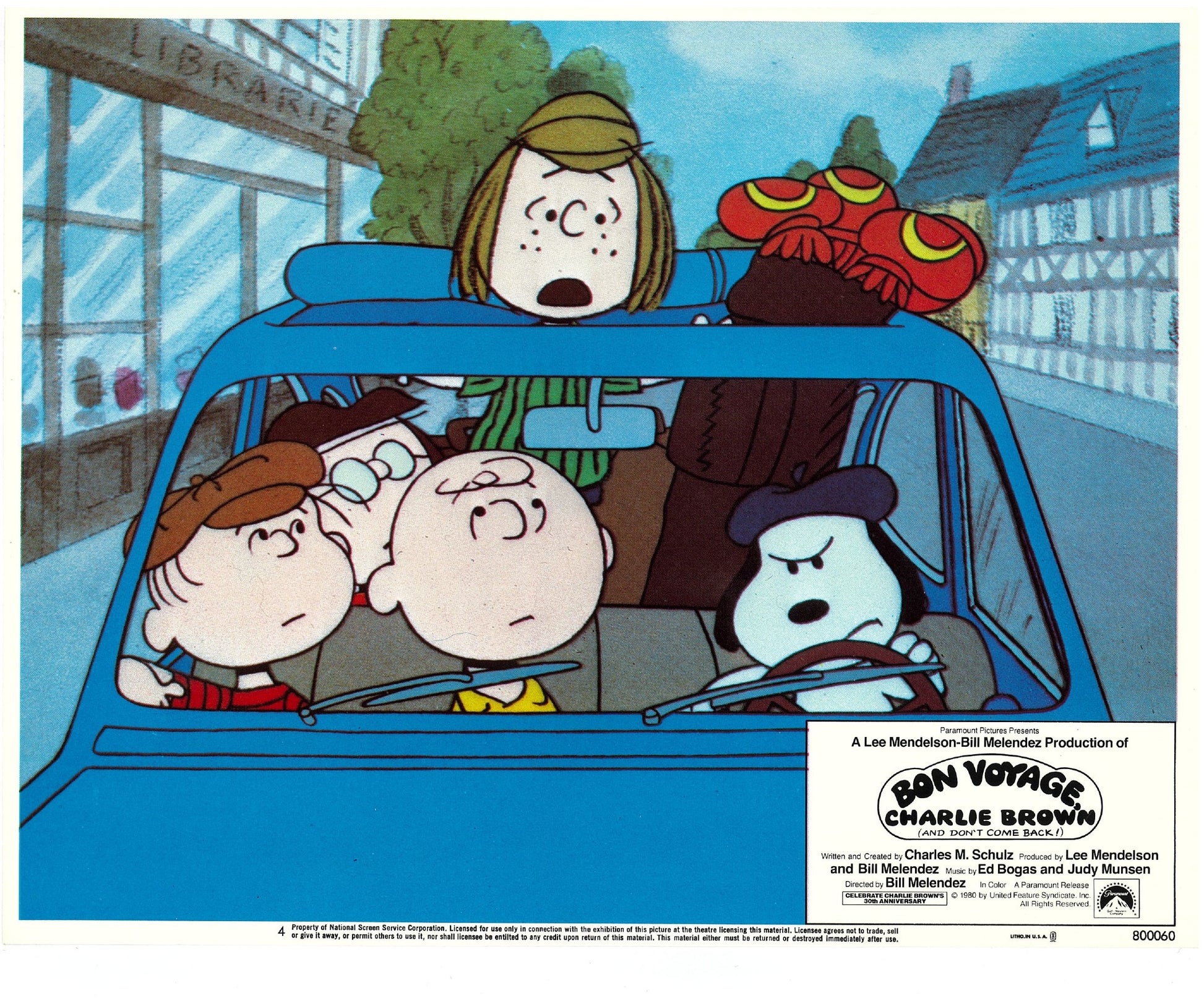 『スヌーピーとチャーリー・ブラウン ヨーロッパの旅』 映画 ロビーカード アメリカ オリジナル [5134]