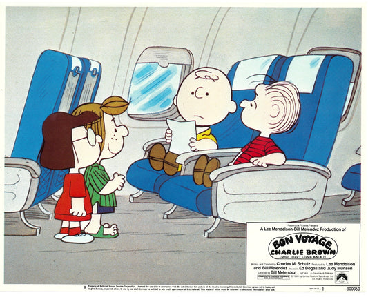 『スヌーピーとチャーリー・ブラウン ヨーロッパの旅』 映画 ロビーカード アメリカ オリジナル [5138]