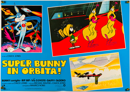 『ルーニー・テューンズ The Bugs Bunny Road Runner Movie』 映画 ポスター イタリア オリジナル [513]
