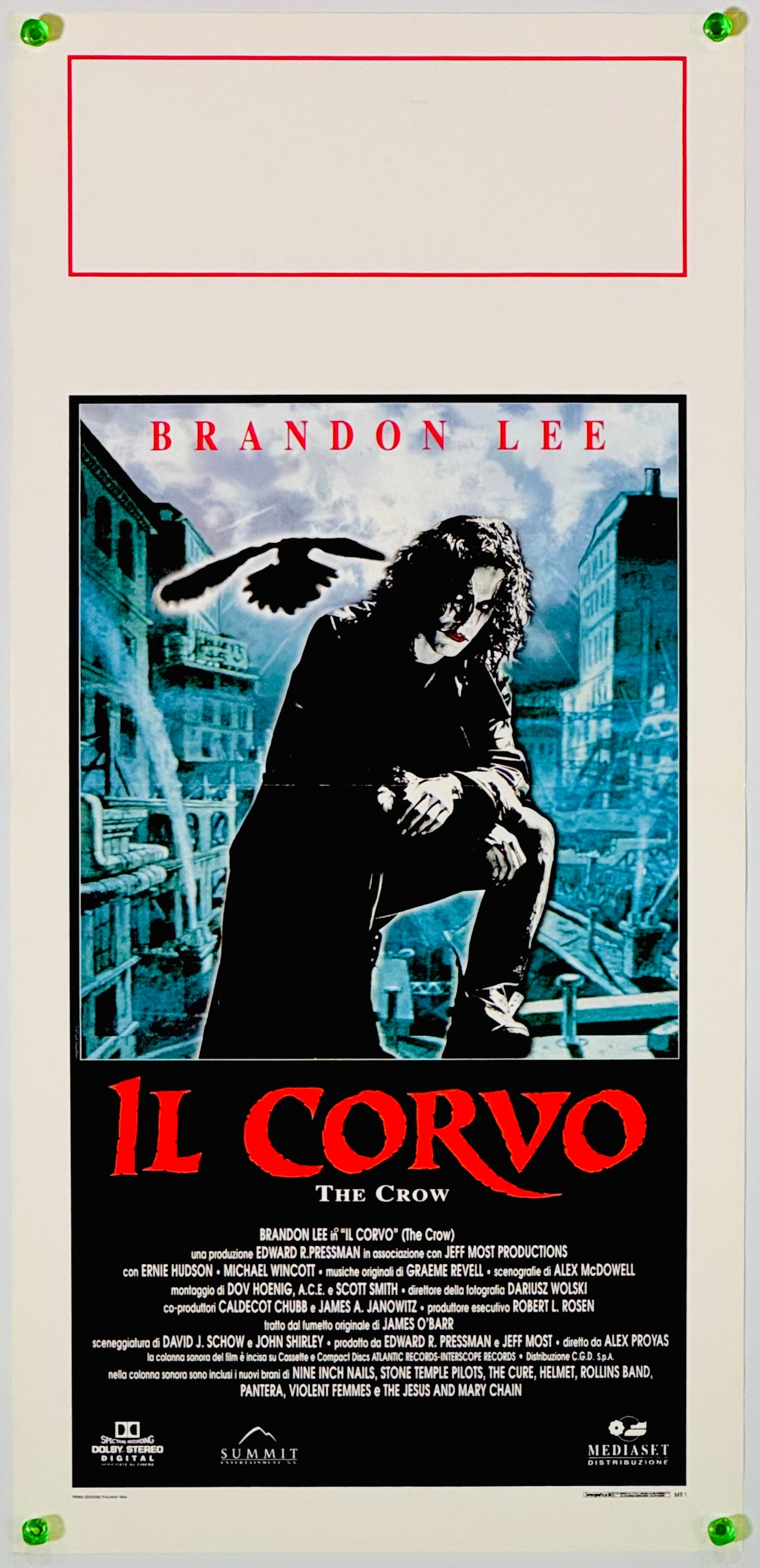 『クロウ 飛翔伝説』 映画 ポスター イタリア オリジナル [5154]