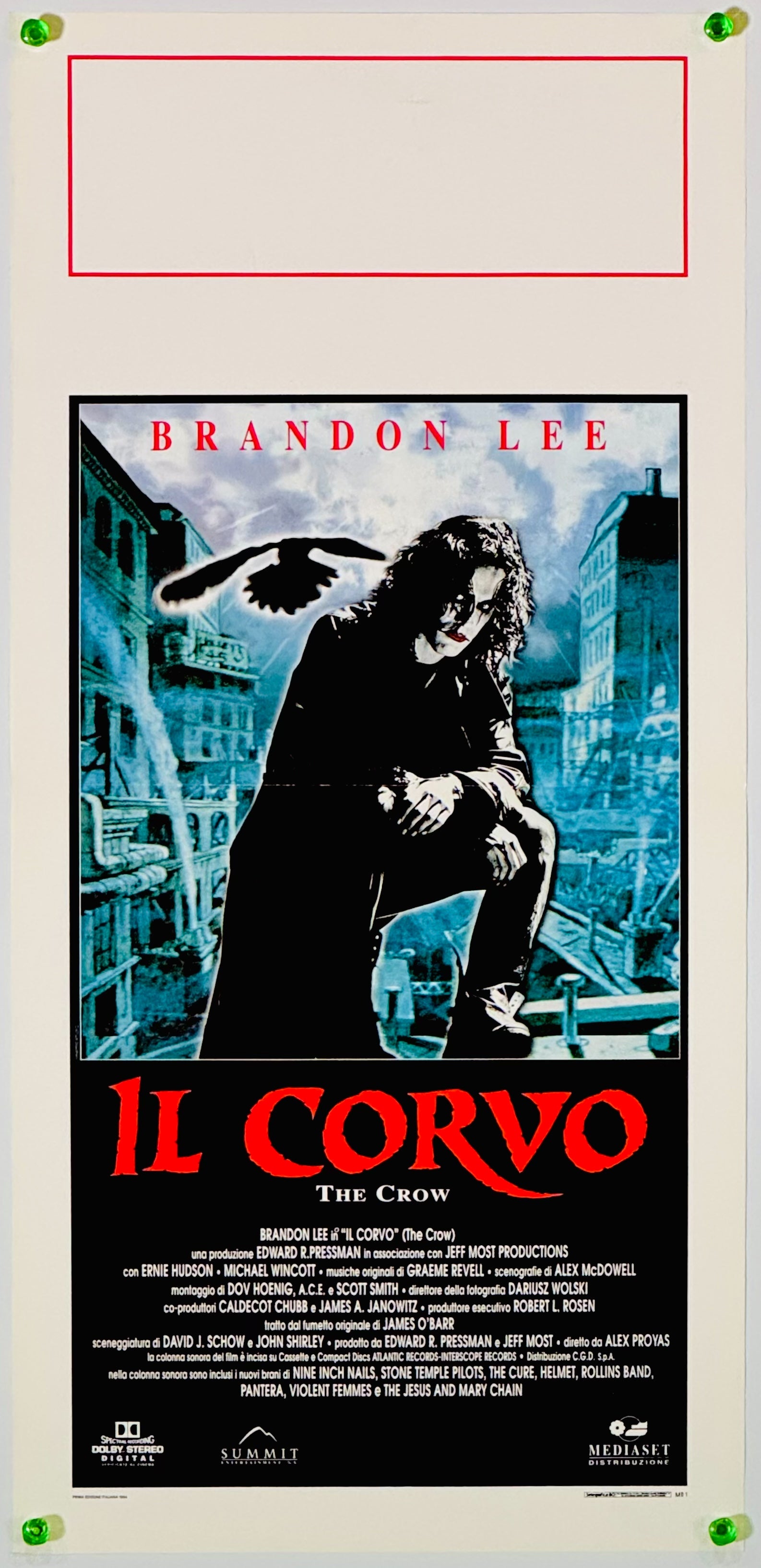 『クロウ 飛翔伝説』 映画 ポスター イタリア オリジナル [5154]