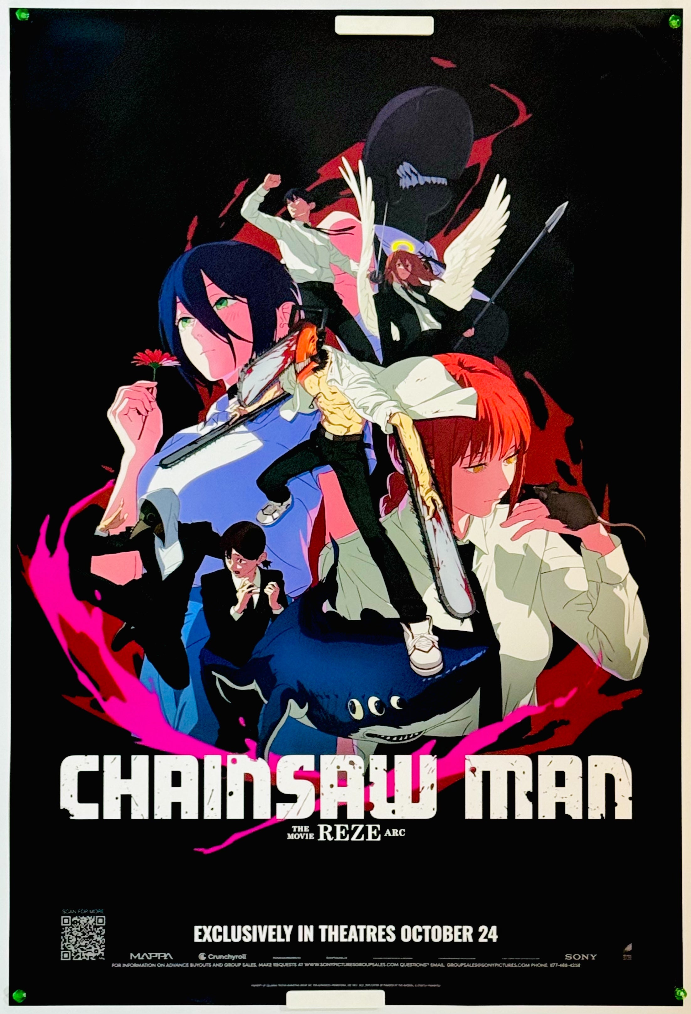 非売品 チェンソーマン レゼ篇 オリジナル映画ポスター US版 チェンソーマン レゼ篇』 国内アニメ アメリカ - 海外版映画ポスター