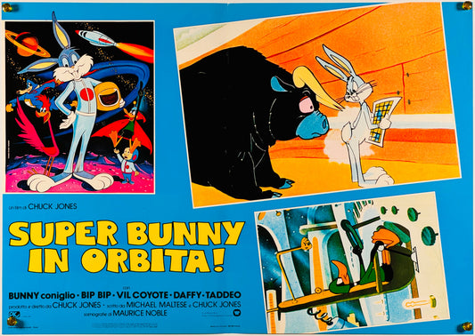 『ルーニー・テューンズ The Bugs Bunny Road Runner Movie』 映画 ポスター イタリア オリジナル [516]