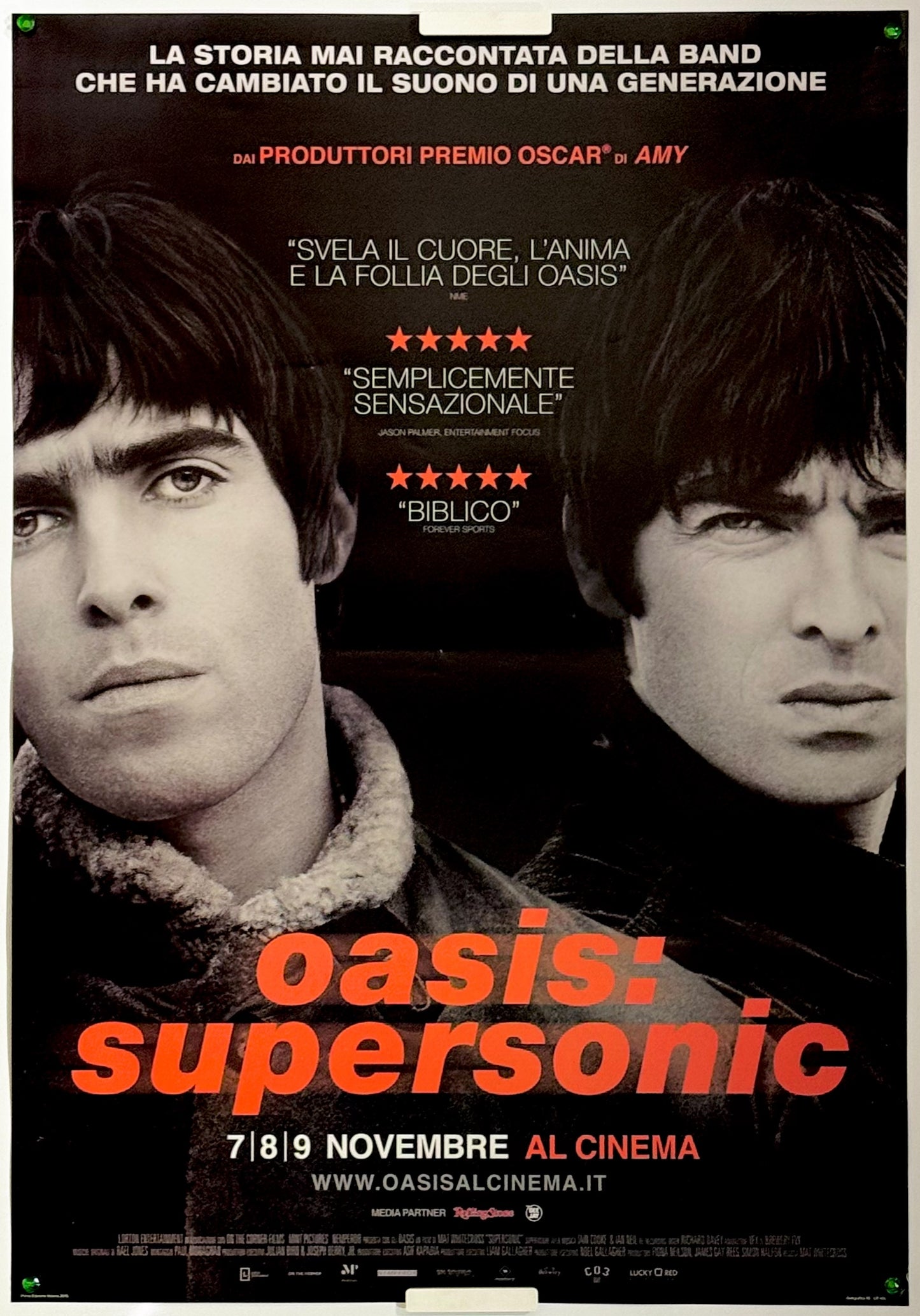 『オアシス スーパーソニック』 映画 ポスター イタリア オリジナル [5172]_1