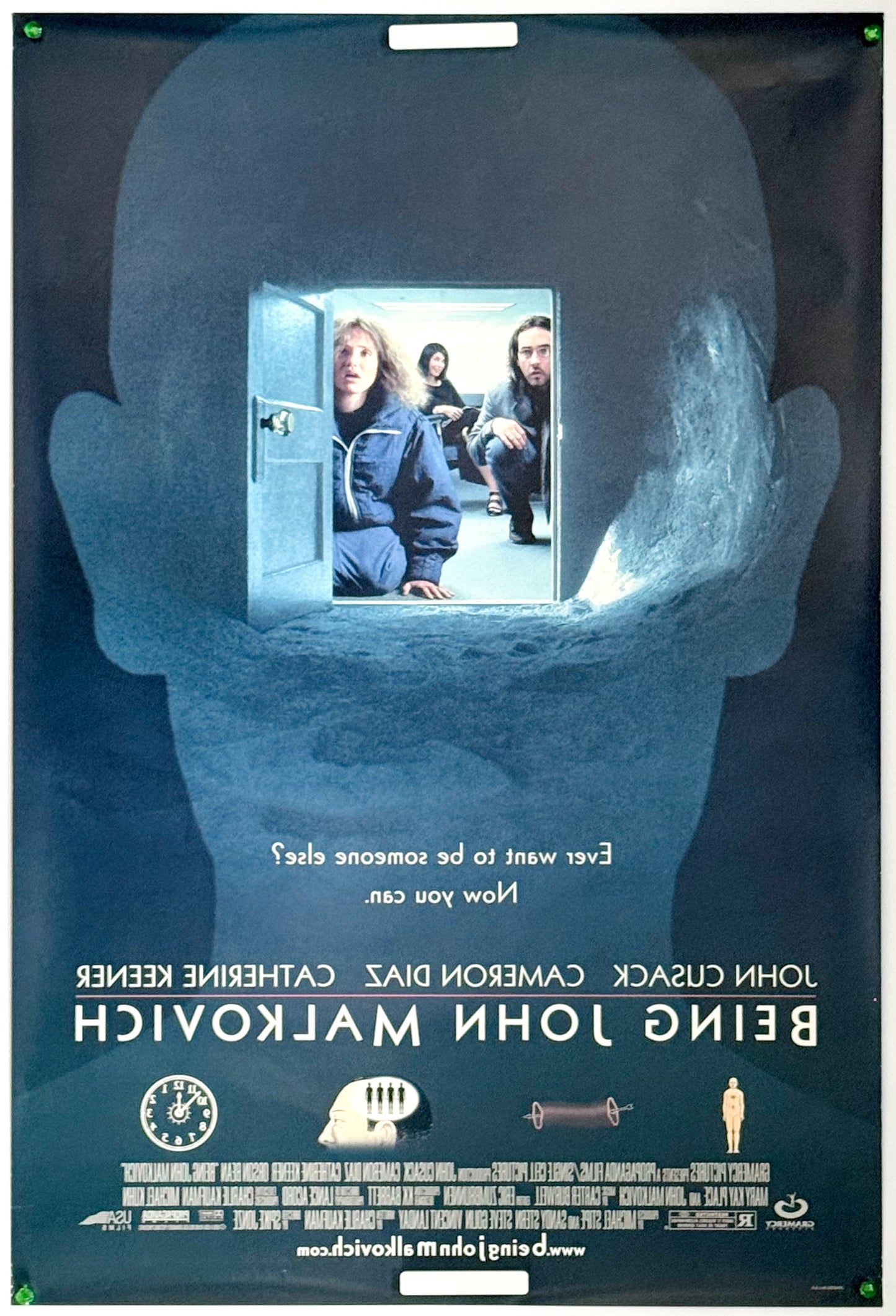 『マルコヴィッチの穴』 映画 ポスター アメリカ オリジナル [5177]_2