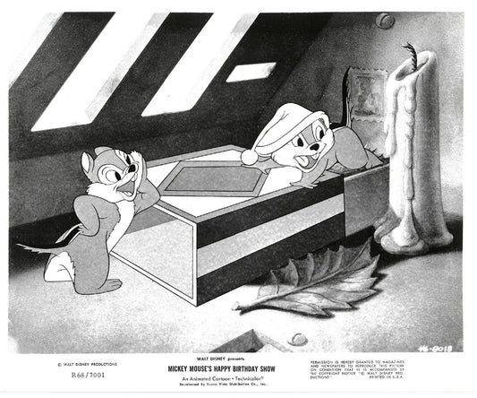 『Mickey Mouse Happy Birthday Show ミッキー・マウス』 映画 ロビーカード アメリカ オリジナル [5199]