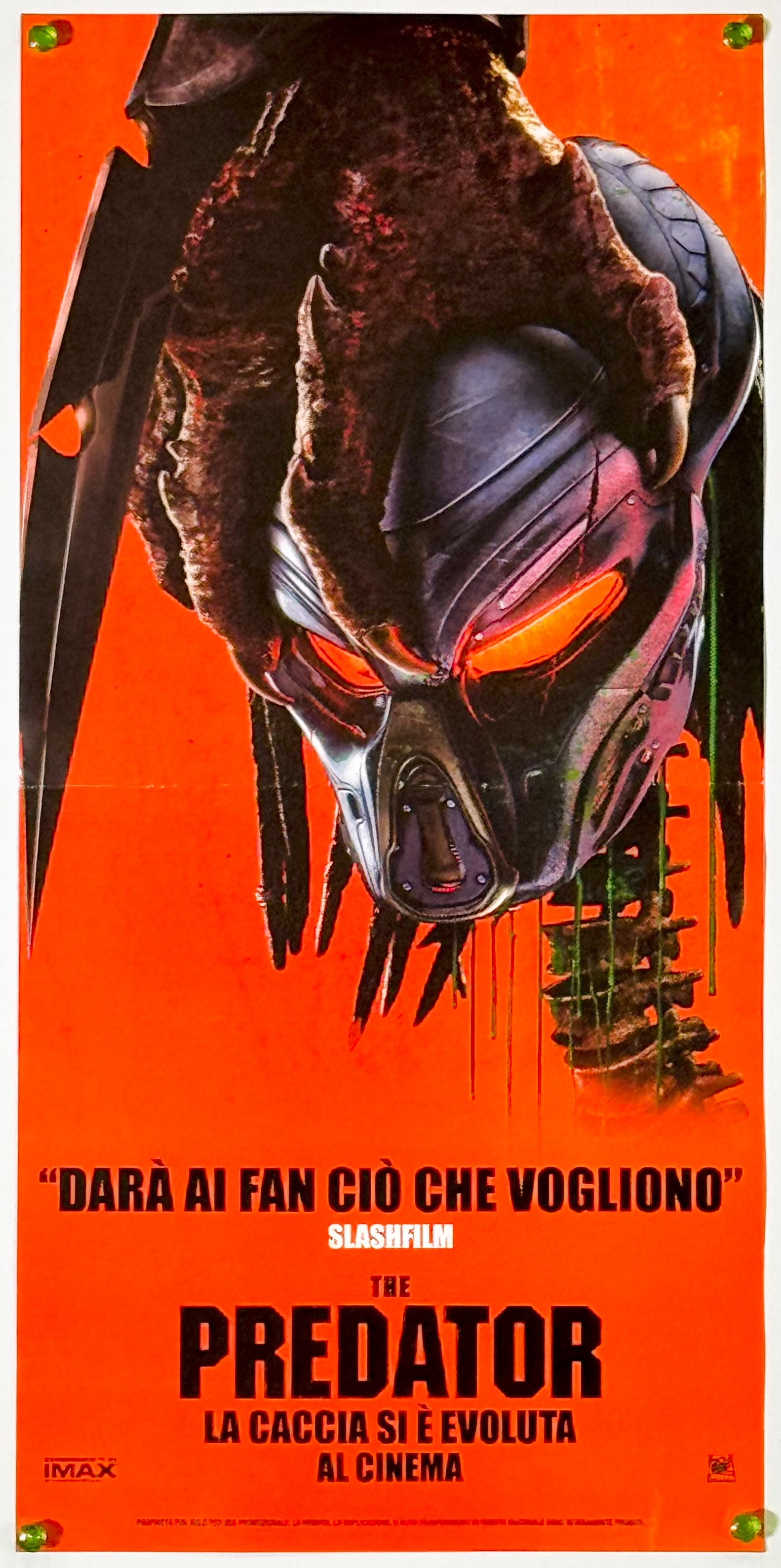 『ザ・プレデター』 映画 ポスター イタリア オリジナル [5257]