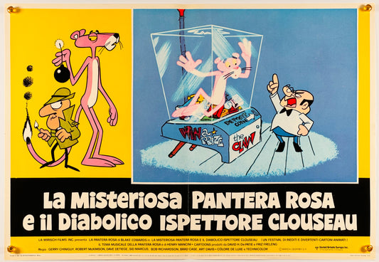 『ピンクパンサー La pantera rosa e il diabolico ispettore clouseau』 映画 ポスター イタリア オリジナル [525]