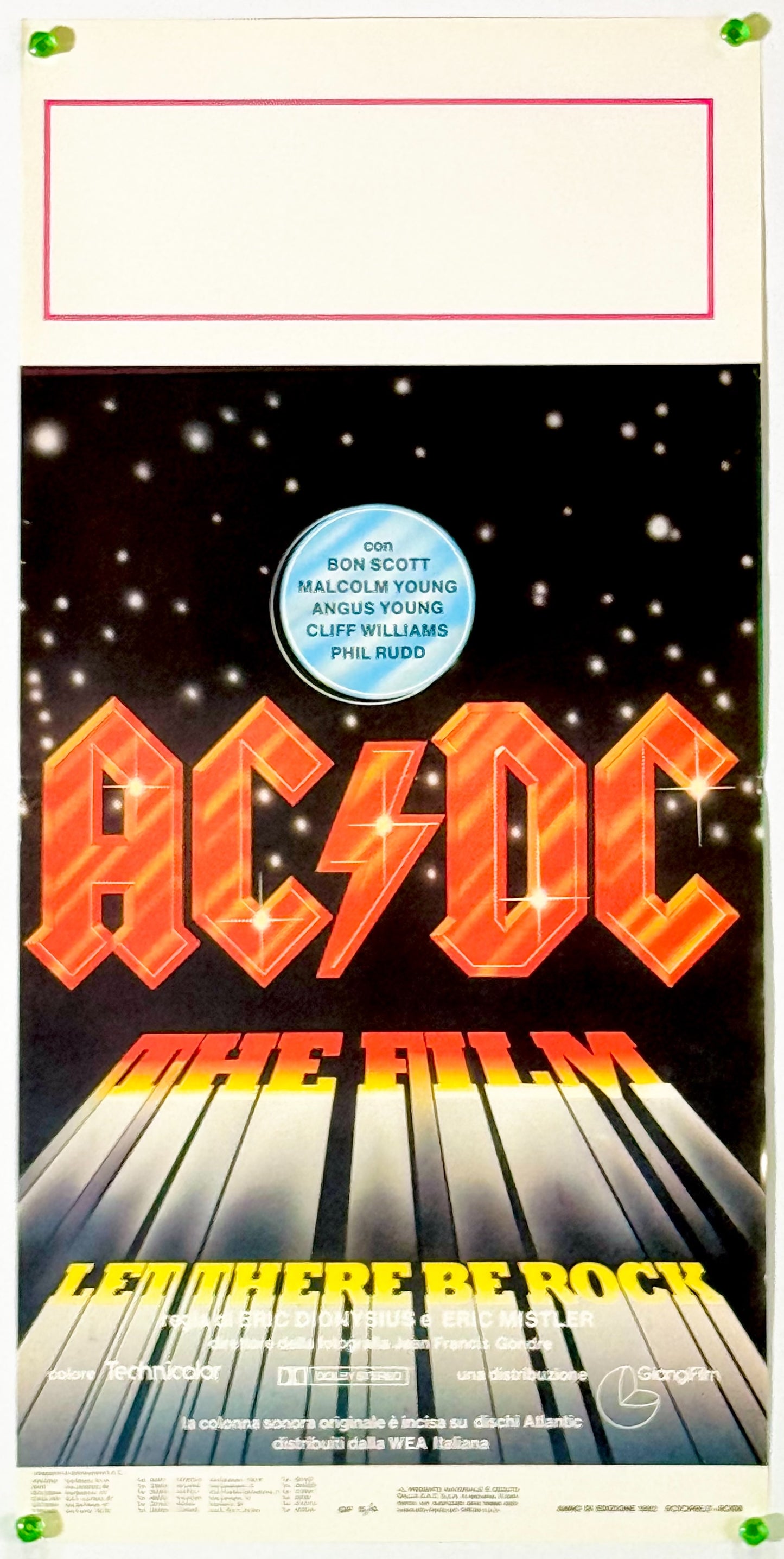 『AC/DC: Let There Be Rock ACDC』 映画 ポスター イタリア オリジナル [5269]_1